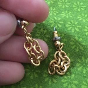 Gold color “chain” earrings